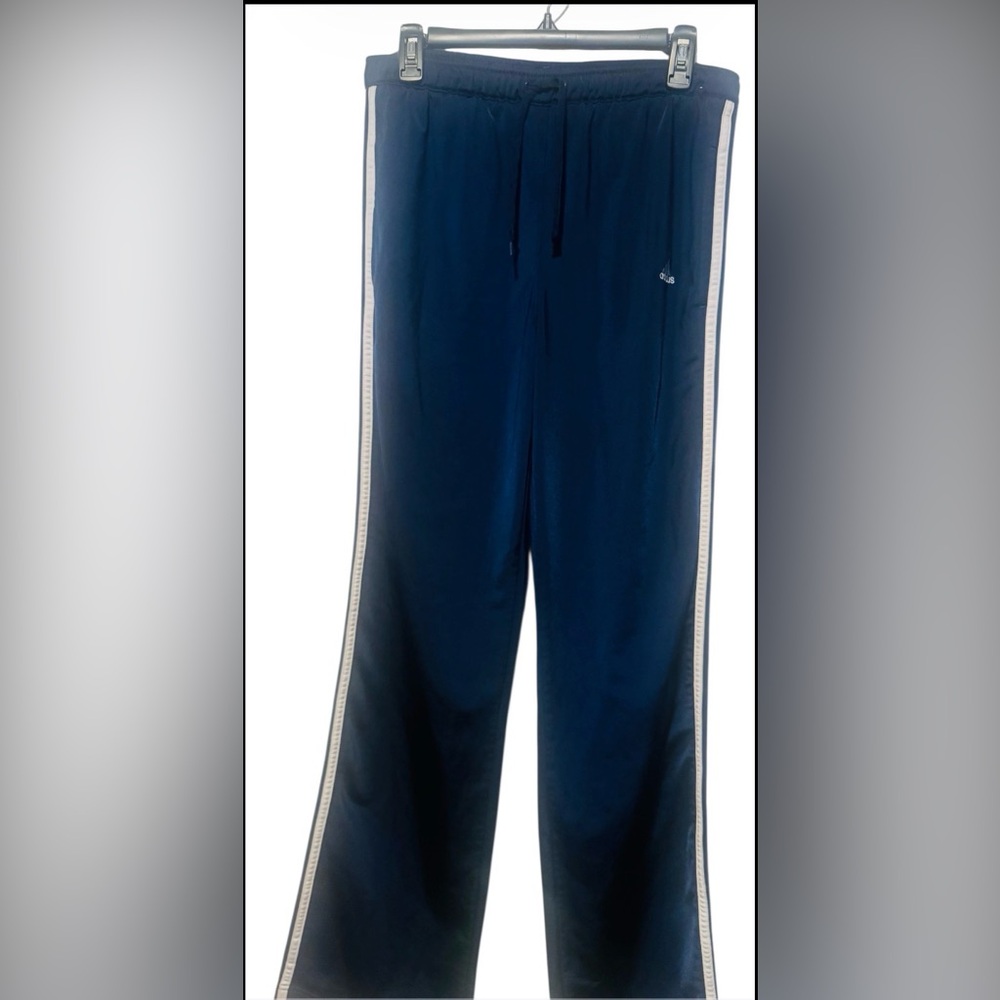 Adidas Dark Blue Pants with White Logo